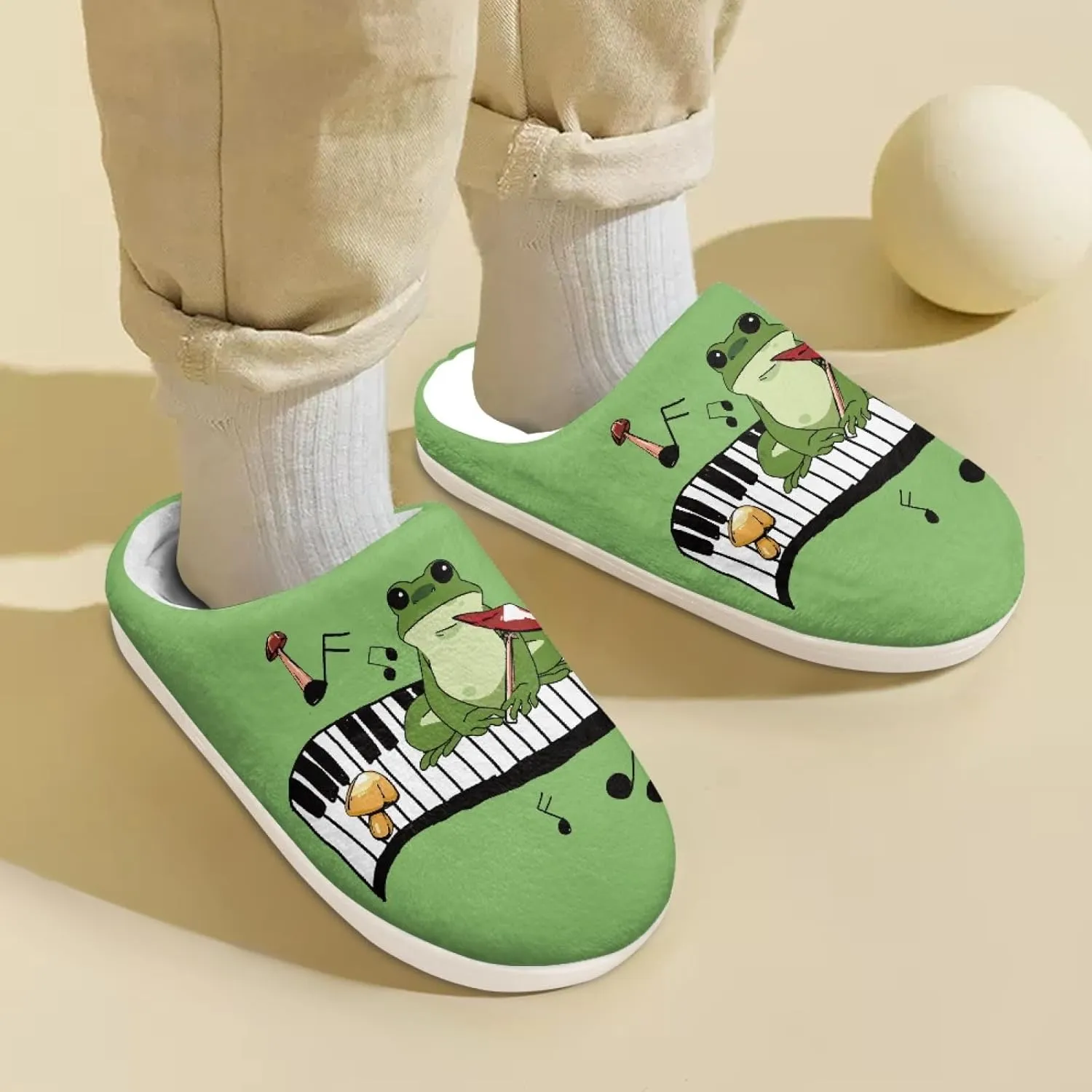 Kids Slippers Boys Girls House Slippers Warm Soft Plush Non-Slip Indoor Outdoor Slip-on Shoes
