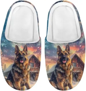 Kids Slippers Girls Winter Soft Fuzzy House Shoes Home Bedroom Slippers Warm Slip On