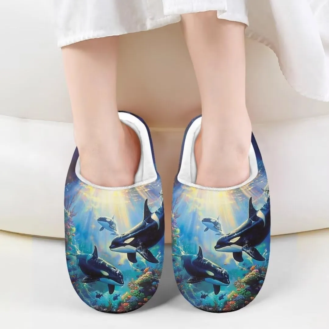 Kids Slippers Girls Winter Soft Fuzzy House Shoes Home Bedroom Slippers Warm Slip On