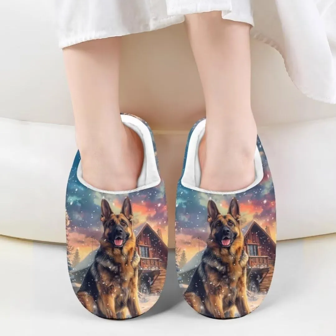 Kids Slippers Girls Winter Soft Fuzzy House Shoes Home Bedroom Slippers Warm Slip On