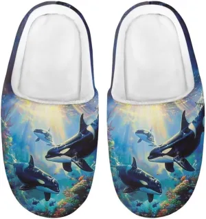 Kids Slippers Girls Winter Soft Fuzzy House Shoes Home Bedroom Slippers Warm Slip On