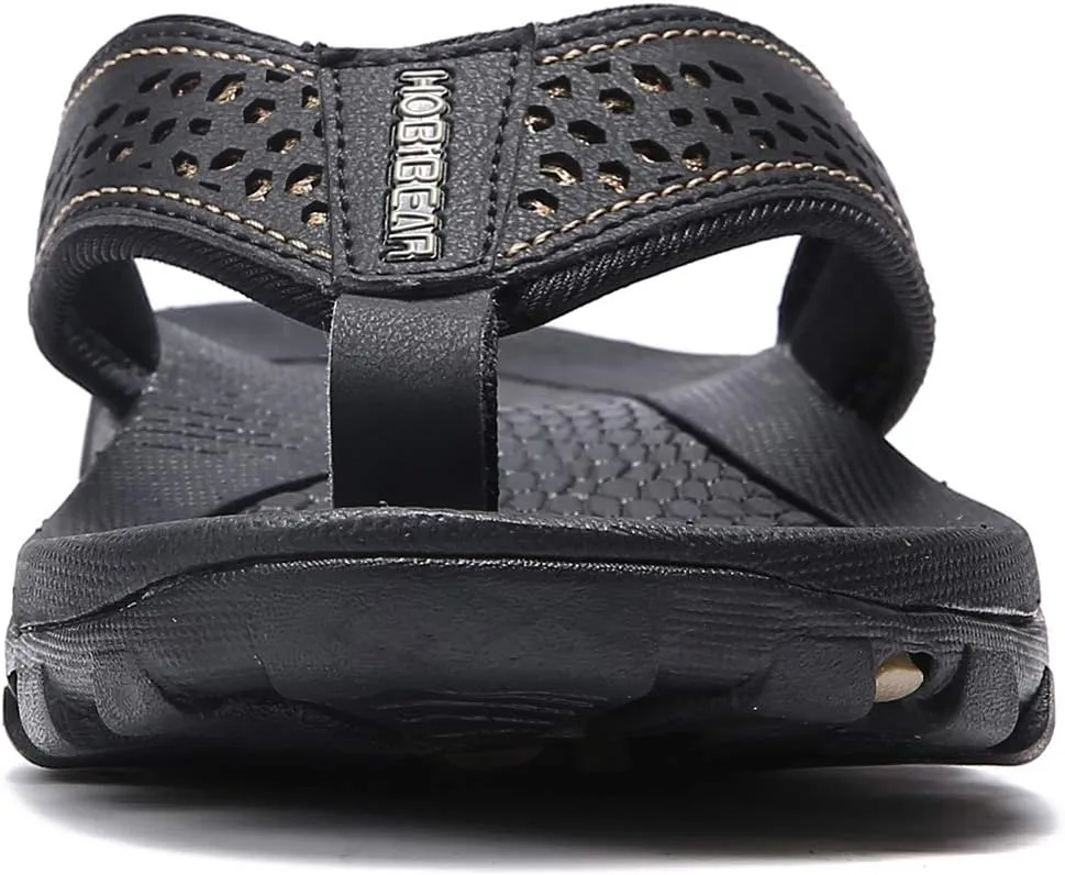 KIIU Mens Thong Sandals Indoor and Outdoor Beach Flip Flop