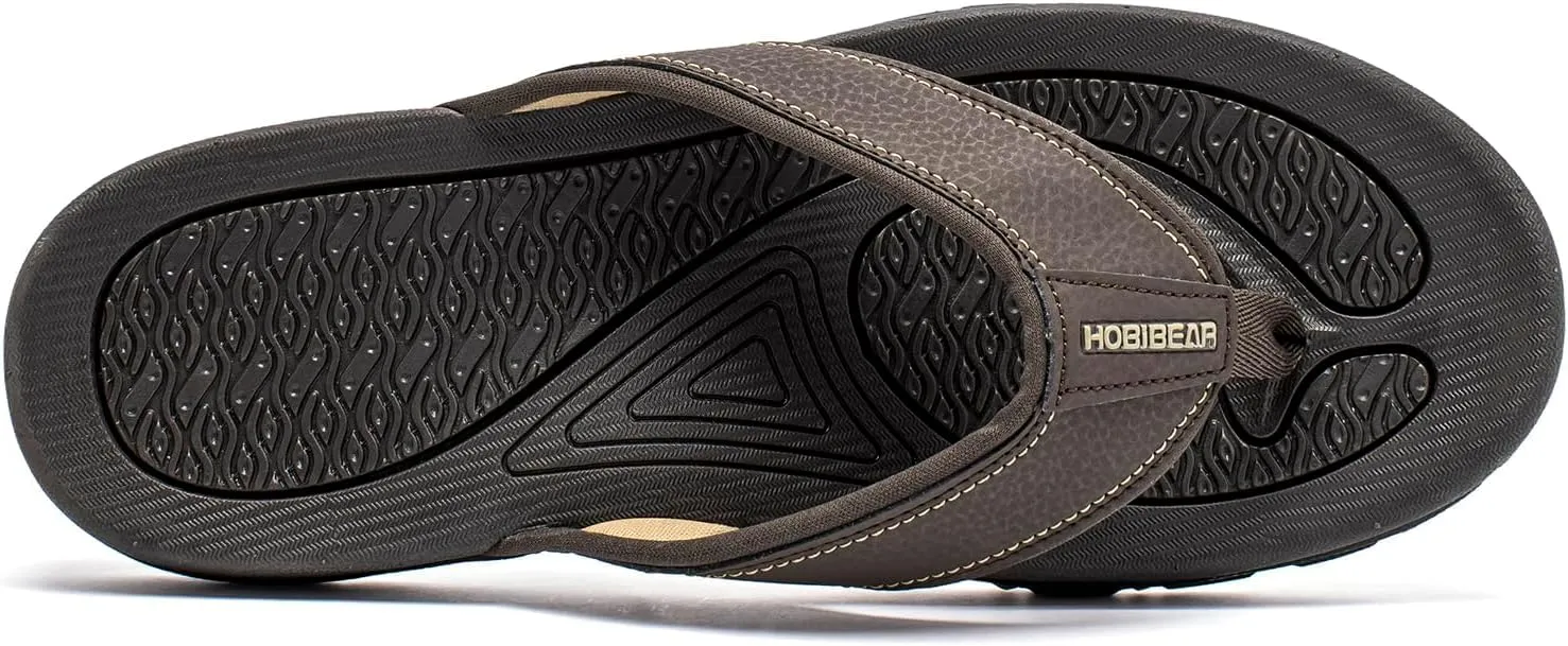 KIIU Mens Thong Sandals Indoor and Outdoor Beach Flip Flop