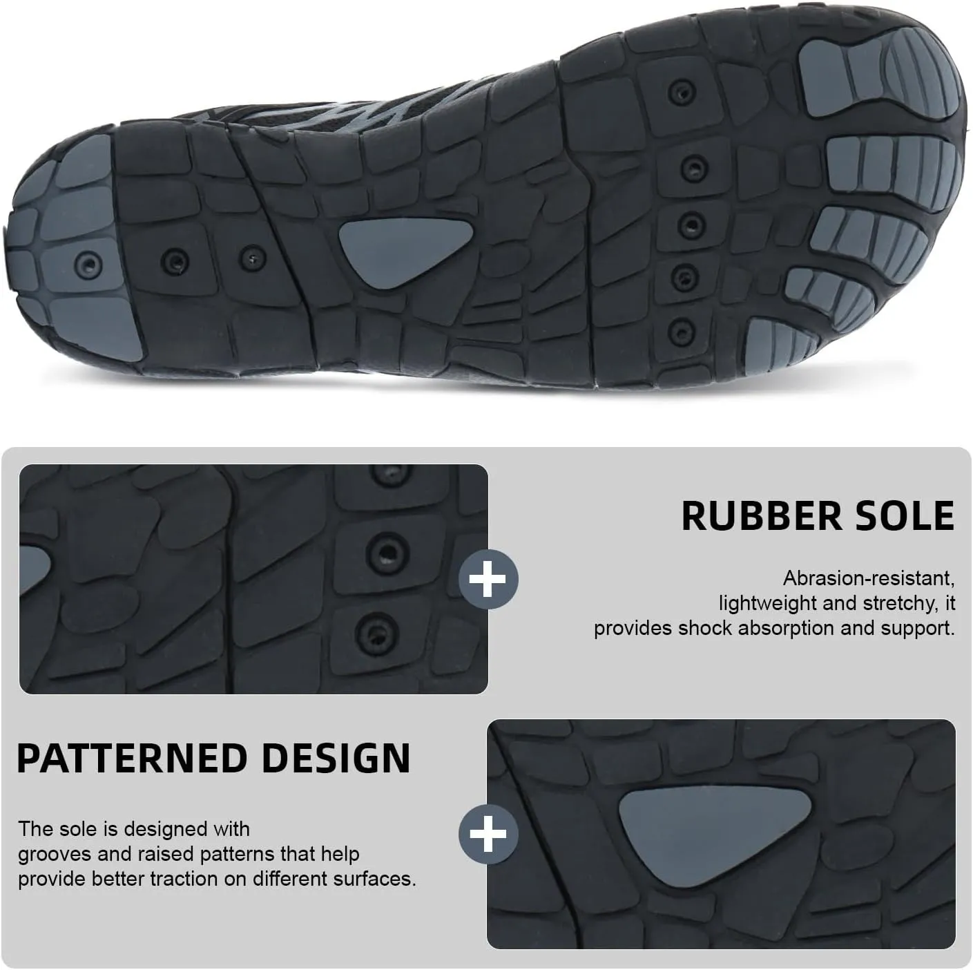 KUANG! Water Shoes for Women Men Beach Barefoot Shoes Summer Swimming Non-Slip Athletic Footwear Aqua Quick Dry Hiking Surf