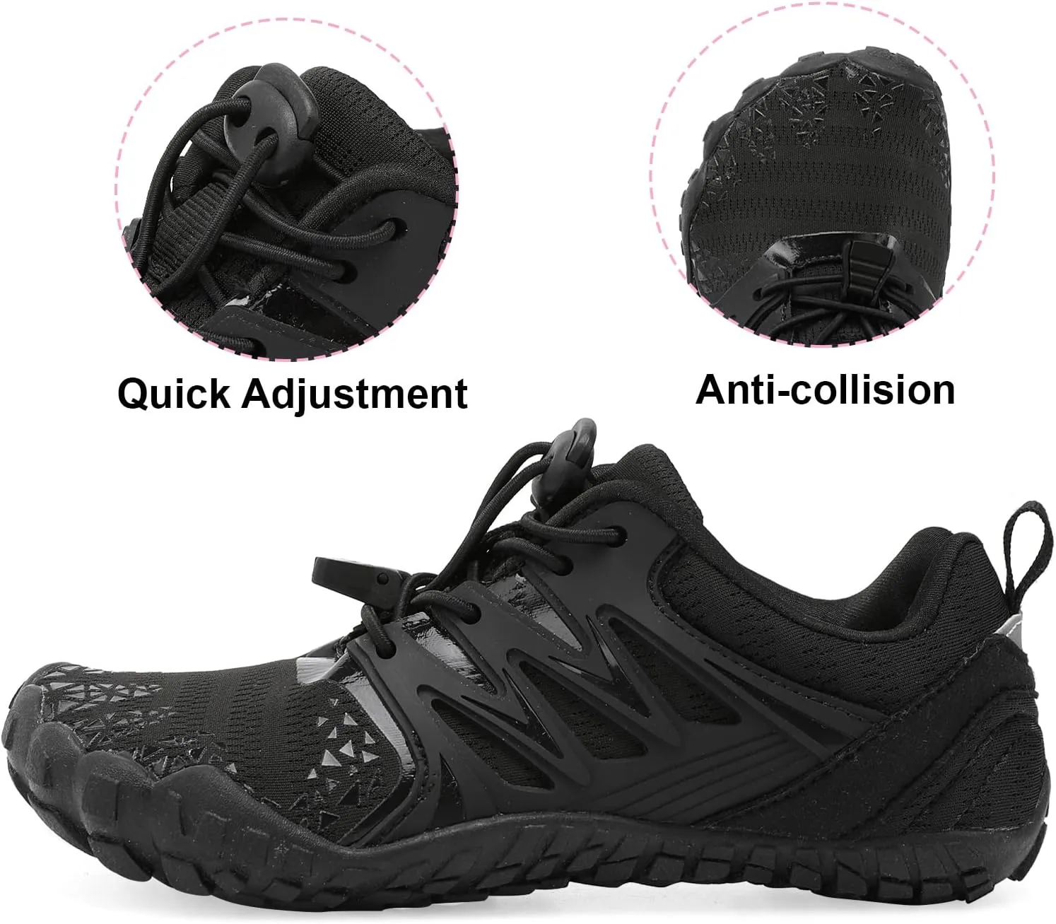 L-RUN Kids Water Shoes Boys Girls Barefoot Water Hiking Shoes Indoor Outdoor Quick Dry Athletic Sneaker Shoes