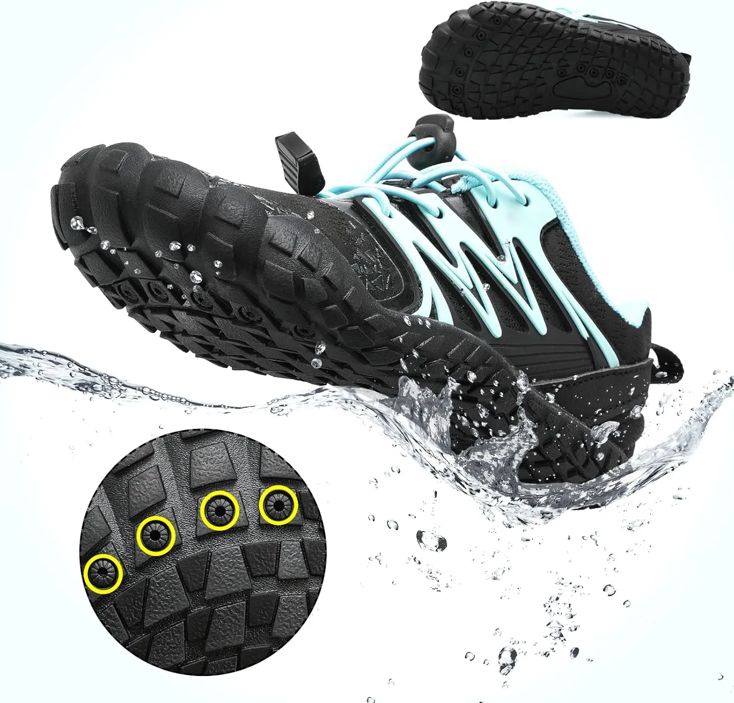 L-RUN Kids Water Shoes Boys Girls Barefoot Water Hiking Shoes Indoor Outdoor Quick Dry Athletic Sneaker Shoes
