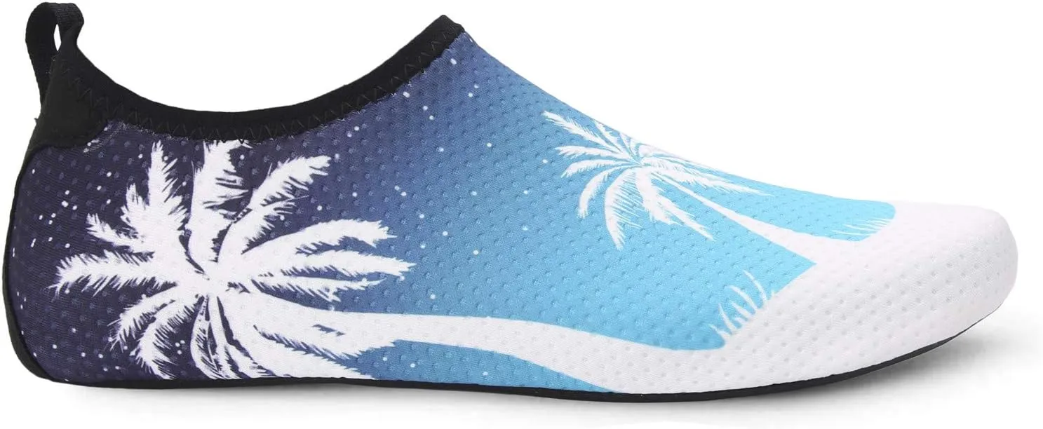 L-RUN Womens Mens Water Shoes Barefoot Skin Aqua Socks for Run Dive Surf Pool Beach Yoga Quick Dry Swim Shoes Non-Slip