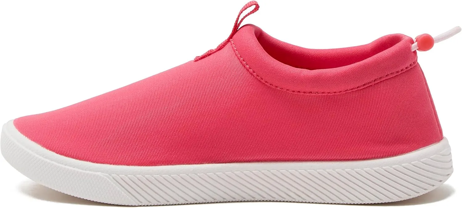 Lands' End Kids Water Shoes, Boys and Girls Water Shoes for Kids, Quick Dry Slip On Aqua Swim Shoes for Kids Pool or Beach, Purple Tie Dye or Navy Blue, Size 1 Little Kid to 7 Big Kid Youth