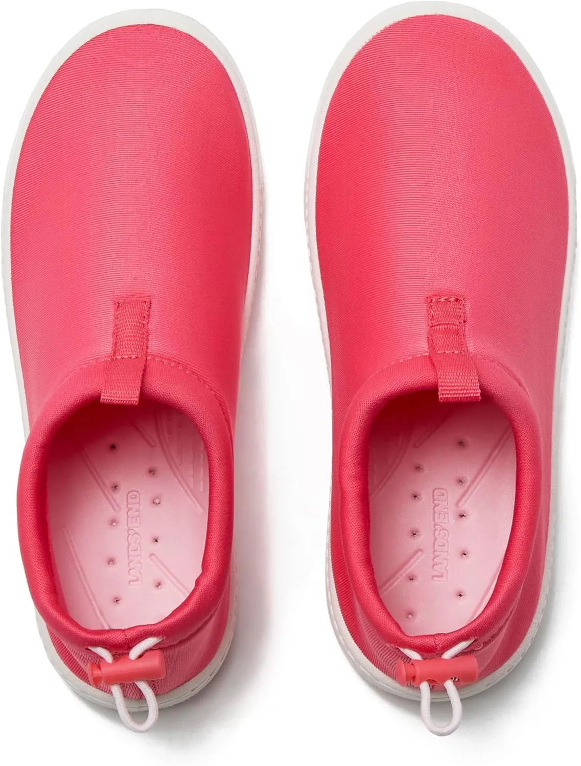 Lands' End Kids Water Shoes, Boys and Girls Water Shoes for Kids, Quick Dry Slip On Aqua Swim Shoes for Kids Pool or Beach, Purple Tie Dye or Navy Blue, Size 1 Little Kid to 7 Big Kid Youth