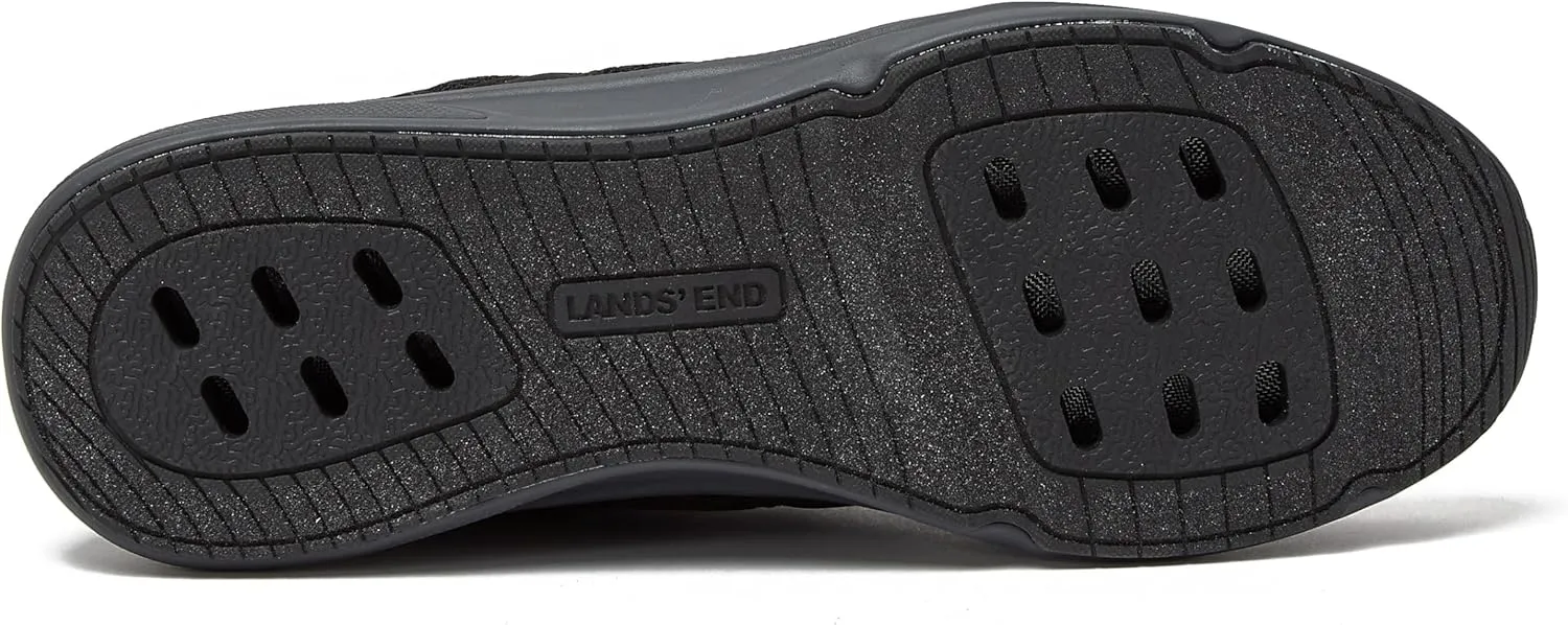 Lands' End Slip On Water Sneakers for Men, Quick Dry Mesh Sport Mens Water Shoes for Beach, Pool, Hiking or River with Drainage, Black or Grey, Size 8 to 13 Water Shoes Men