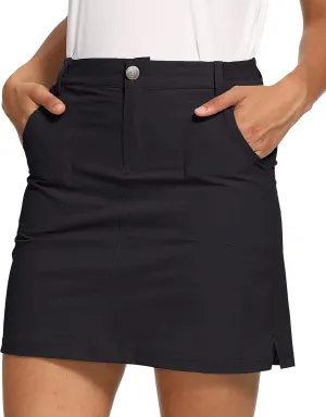 LastFor1 Women's Outdoor Skort Golf Skorts Active Athletic Skort UPF 50  Hiking Casual Skirt Quick Dry with Pockets