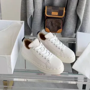 Lauren Sneaker Superior-grade Quick delivery Chloe Calfskin White