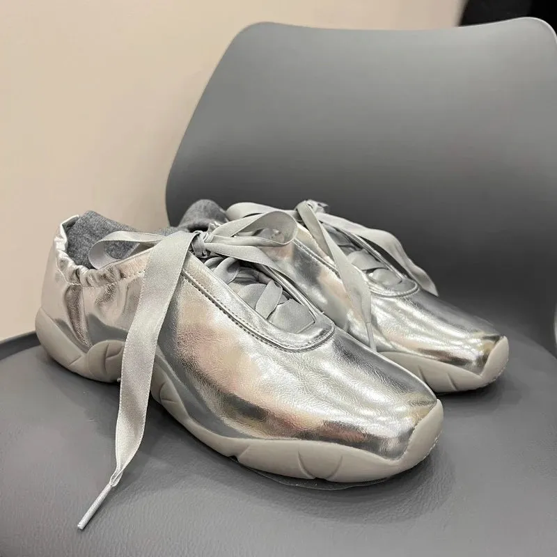 LBSFY  -  Ballet Shoes 2024 Women's Fashion Design Soft Sole Casual Sports Shoes Women's Ballet Flat Shoes