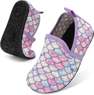 Lefflow Toddler Water Shoes Kids Quick Dry Beach Swim Socks Shoes Baby Non Slip House Slippers