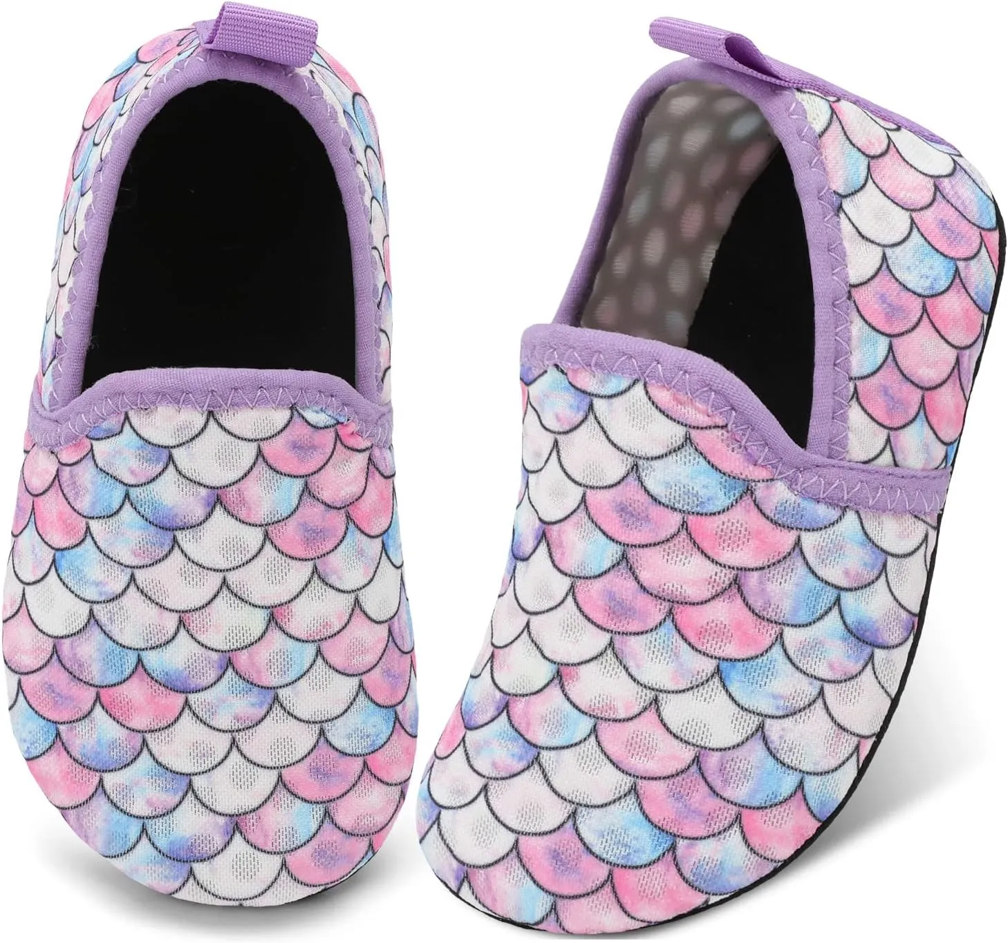 Lefflow Toddler Water Shoes Kids Quick Dry Beach Swim Socks Shoes Baby Non Slip House Slippers