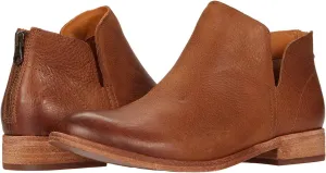 LEHOOR Low Chunky Heel Western Ankle Boots for Women Round Closed Toe V Cut Cowboy Booties Back Zipper 1 inch Stacked Heel Dress Short Boots Cut-Out Casual Classic Office Winter 4-11 M US