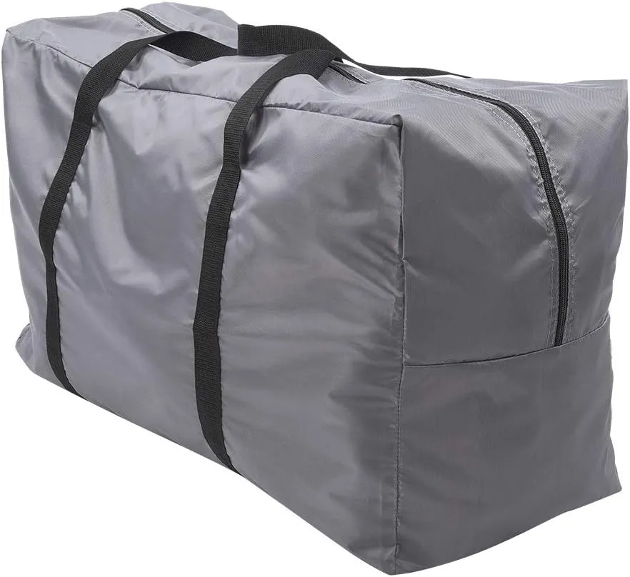 Life Large Capacity Inflatable Boat Canoeing Storage Bag Carrying Bag Pouch Foldable Storage Bag Organizer in Gray