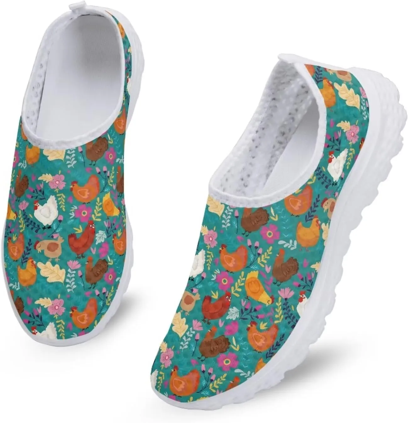 Lightweight Indoor Outdoor Water Shoes for Men Women Air Mesh Casual Aqua Shoes Barefoot Slip-On Shoes
