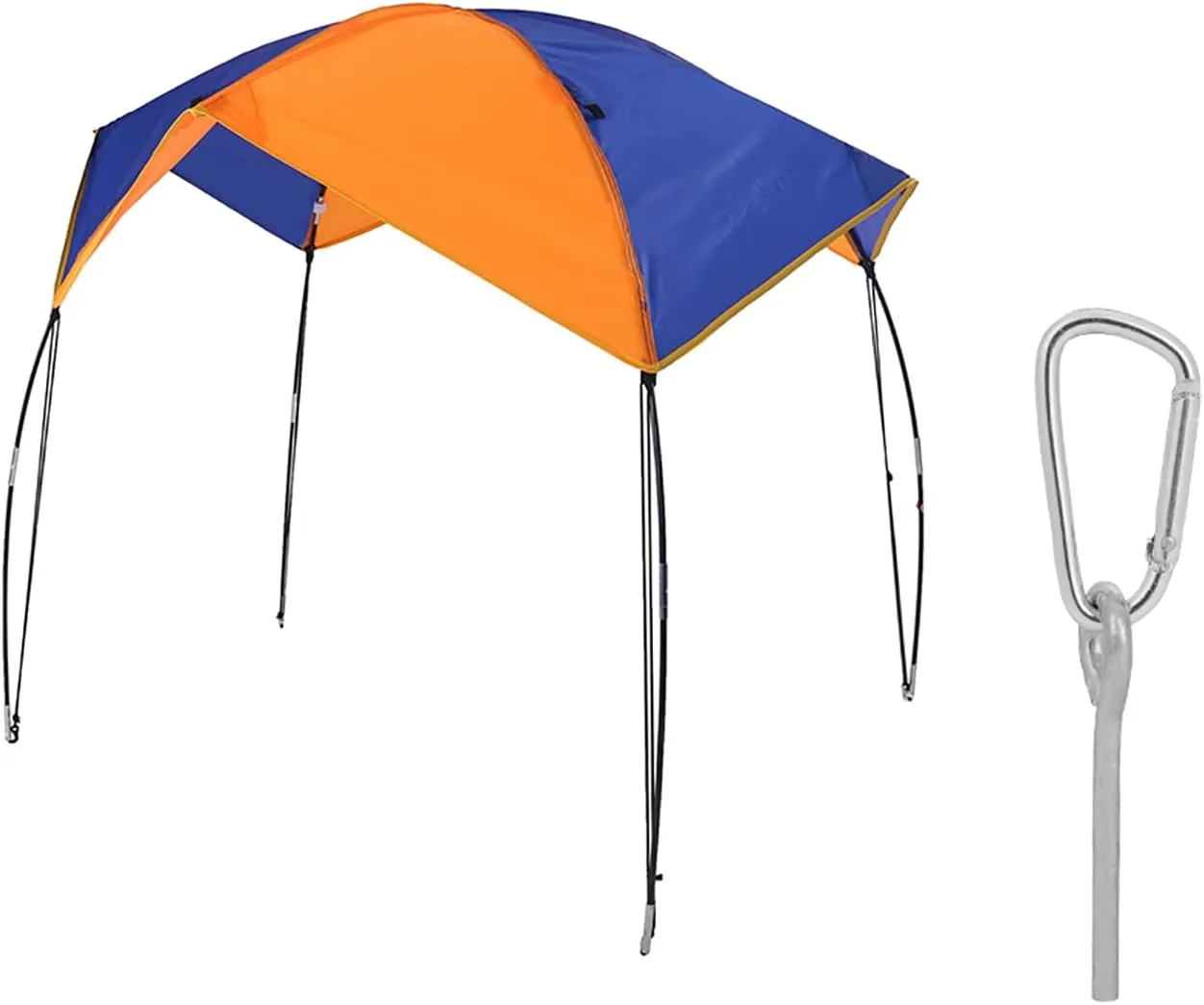 Lightweight Inflatable Kayak Awning Cover, UV Protection Waterproof, Easy Assemble Camping Fishing Canopy Tent, Stable and Firm, Lightweight and Portable