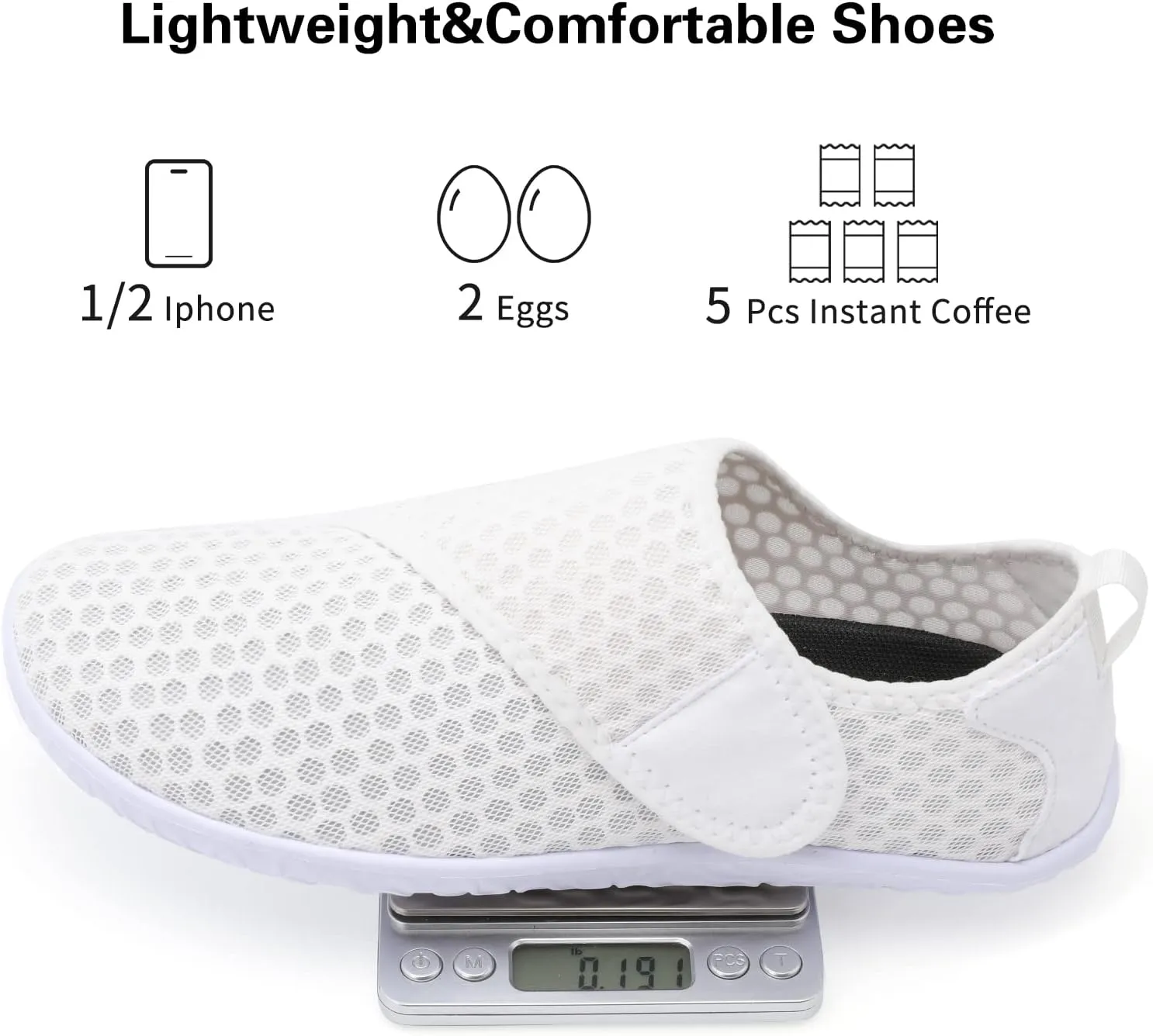 Lisdwde Women Men Water Shoes Quick Dry Breathable Aqua Sock Shoe for Summer Pool Swimming Beach Diving Walking