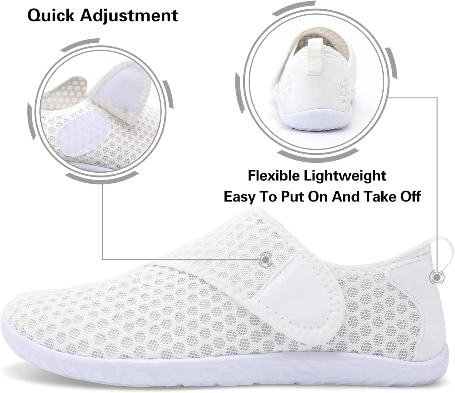 Lisdwde Women Men Water Shoes Quick Dry Breathable Aqua Sock Shoe for Summer Pool Swimming Beach Diving Walking