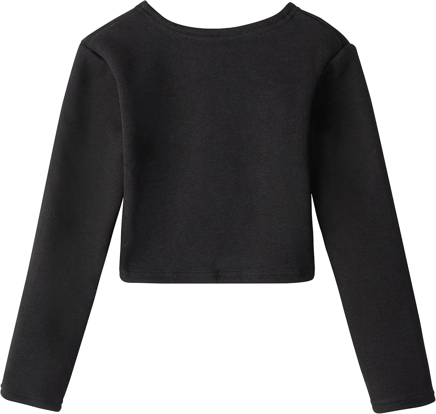 Lisianthus Girls' Classic Thick Ballet Long Sleeve Wrap Top Coats