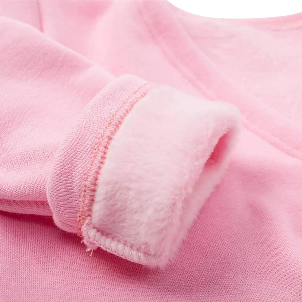 Lisianthus Girls' Classic Thick Ballet Long Sleeve Wrap Top Coats