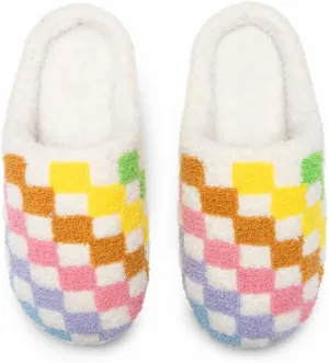 Living Royal Plush Slippers, Cozy Non-Slip Rubber Sole, Soft 100% Polyester, Silly Funny Comfortable Fuzzy Design