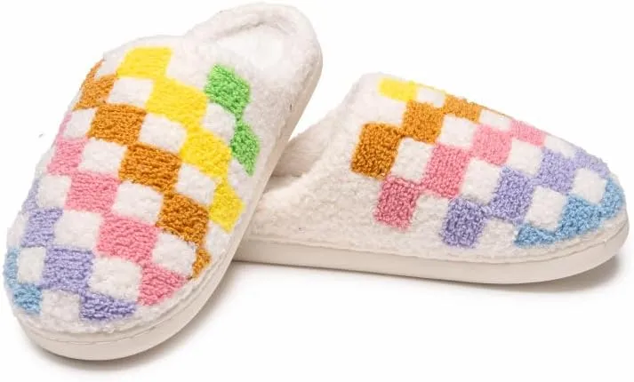 Living Royal Plush Slippers, Cozy Non-Slip Rubber Sole, Soft 100% Polyester, Silly Funny Comfortable Fuzzy Design