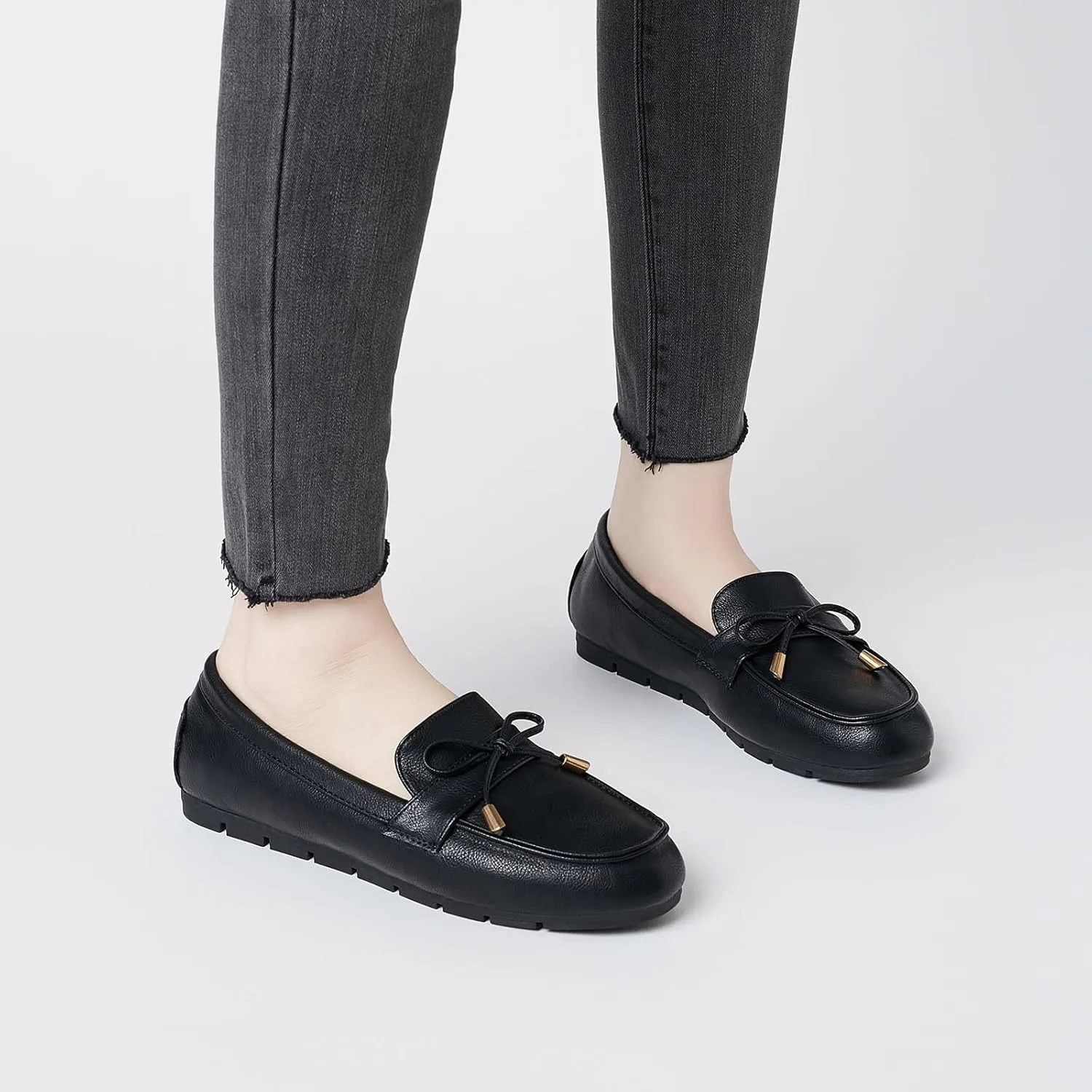 Loafers for Women Slip On Flats Shoes Non Slip Work Shoes Comfort Soft Business Casual Walking Womens Loafers