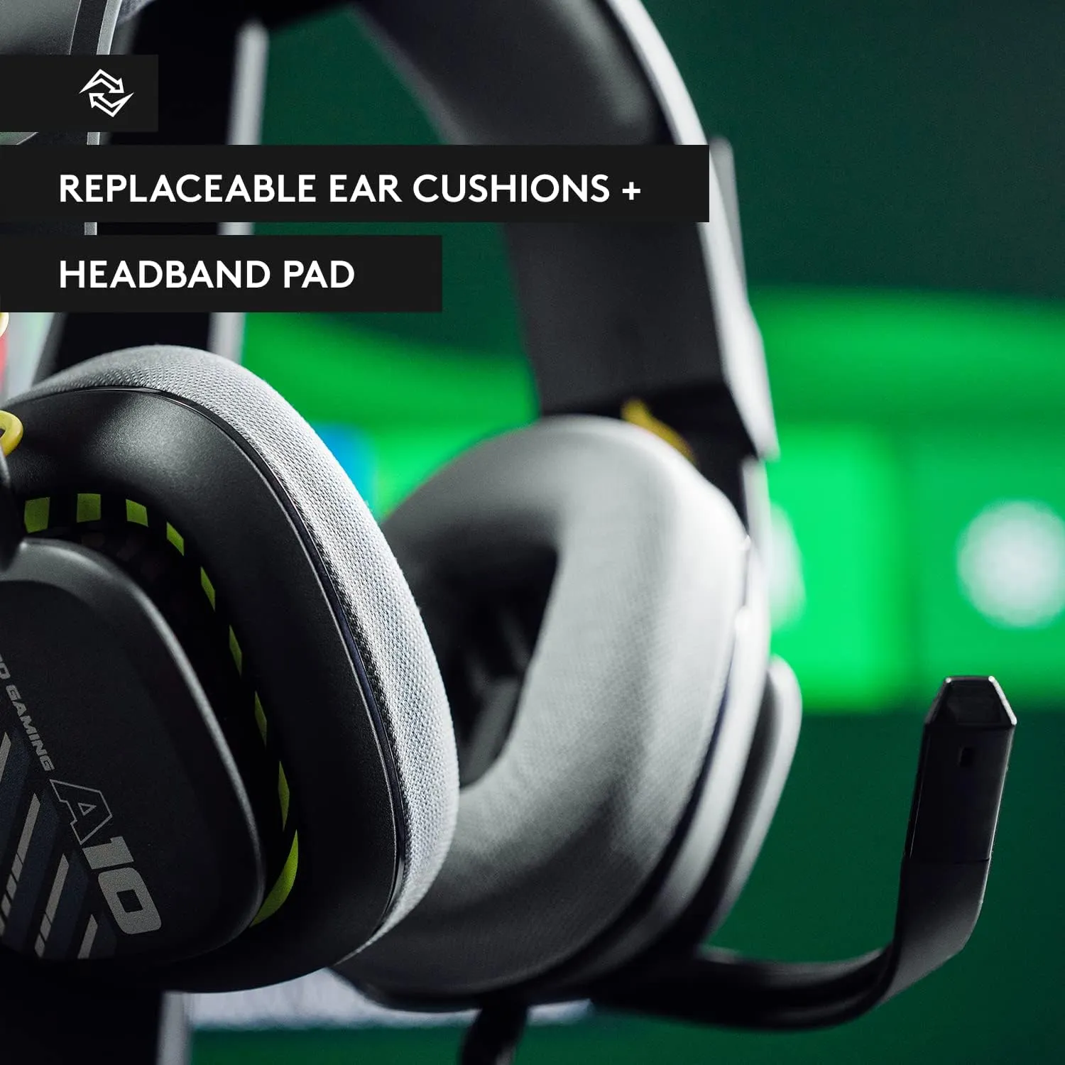 Logitech G Astro A10 Gen 2 Cross-Platform Wired Gaming Headset for PlayStation 5/4, Xbox S|X, Nintendo Switch, PC: 3.5mm Headphone Jack, 32mm Drivers, Flip-to-Mute Mic, Over-Ear - Black/Xbox Edition
