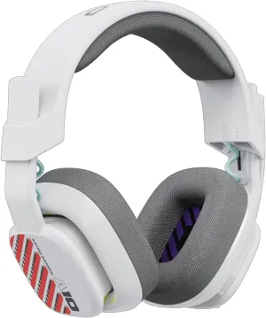 Logitech G Astro A10 Gen 2 Cross-Platform Wired Gaming Headset for PlayStation 5/4, Xbox S|X, Nintendo Switch, PC: 3.5mm Headphone Jack, 32mm Drivers, Flip-to-Mute Mic, Over-Ear - White/PS Edition