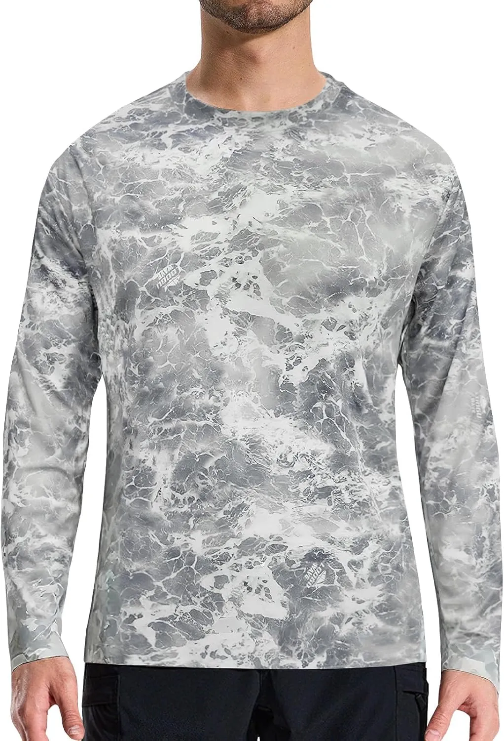 LOOGU Men’s Hunting Camo Shirt Lightweight, Camouflage Shirts for Men Long Sleeve Shirt for Fishing Hiking Camping