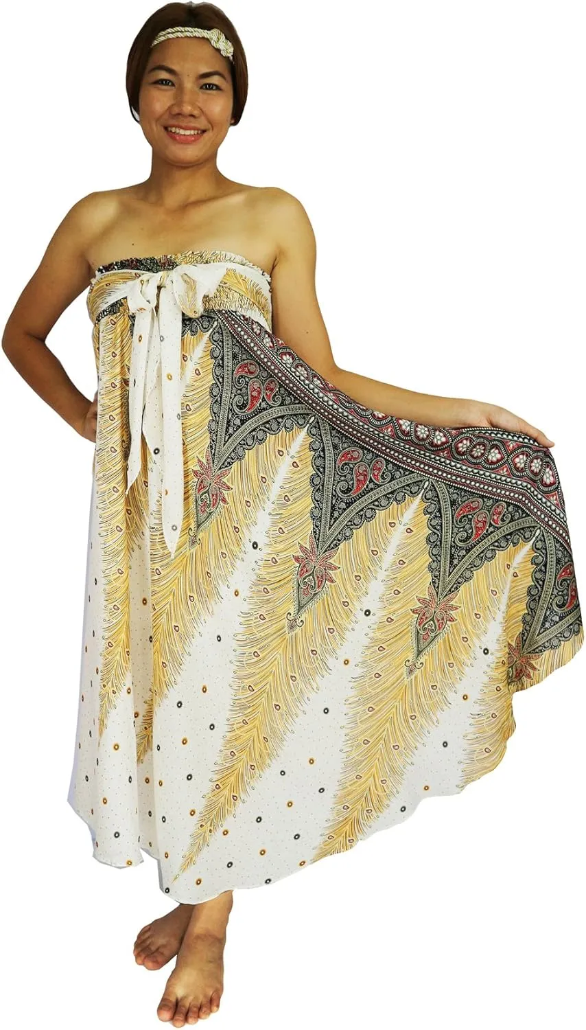 Lovely Creations Women Long Bohemian Maxi Skirts Midi Dress US Size 0-16