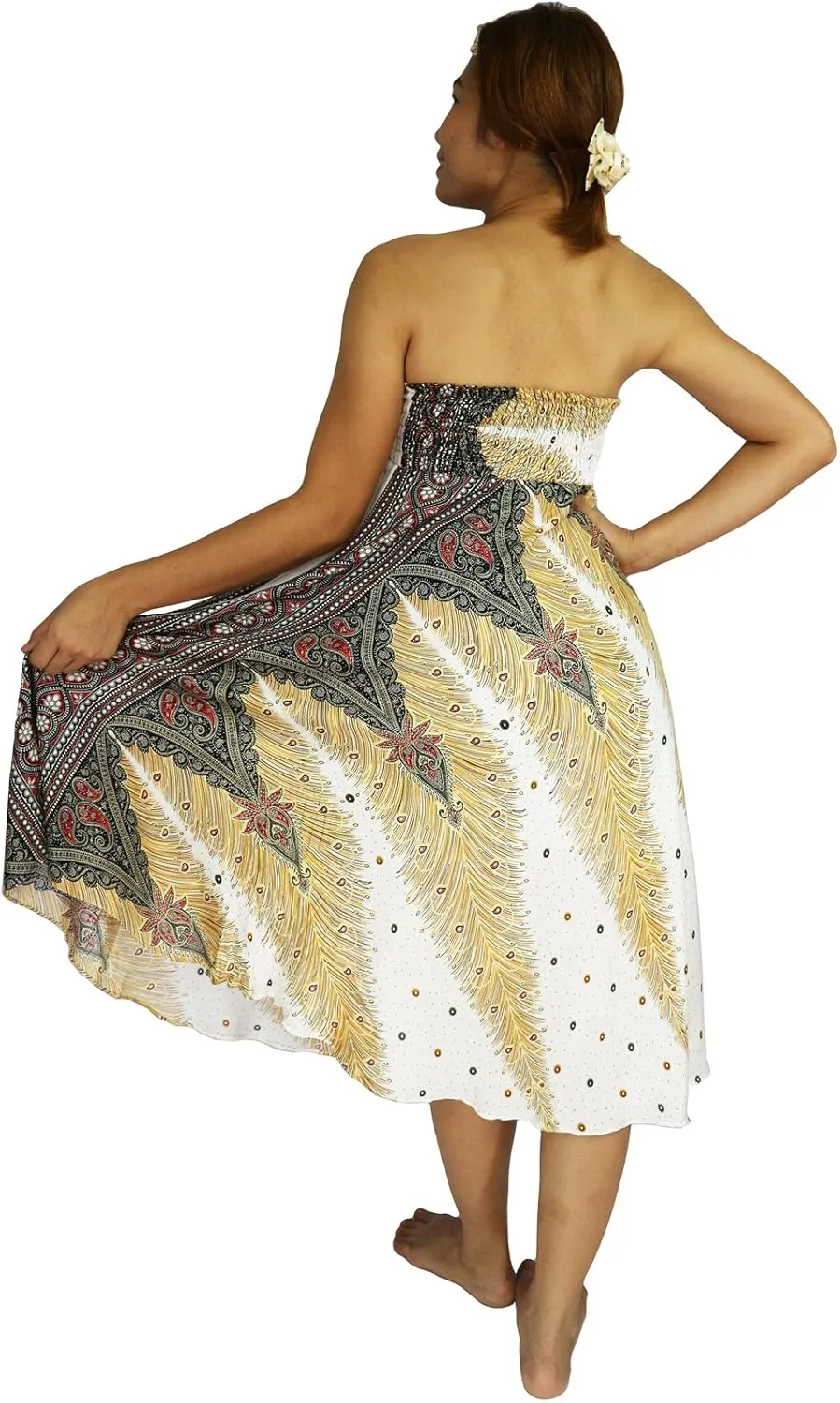Lovely Creations Women Long Bohemian Maxi Skirts Midi Dress US Size 0-16