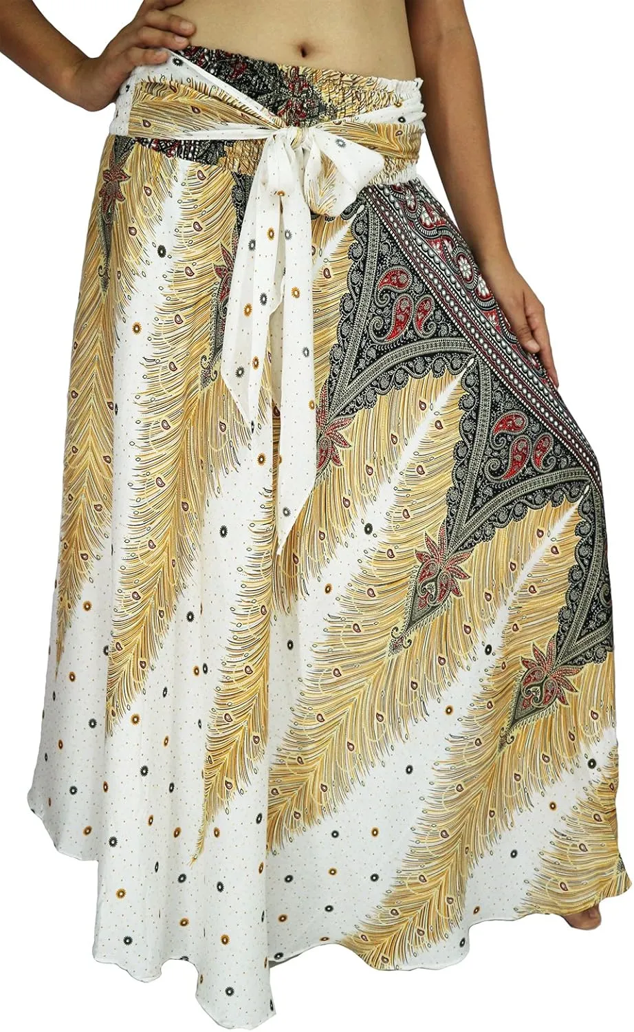 Lovely Creations Women Long Bohemian Maxi Skirts Midi Dress US Size 0-16