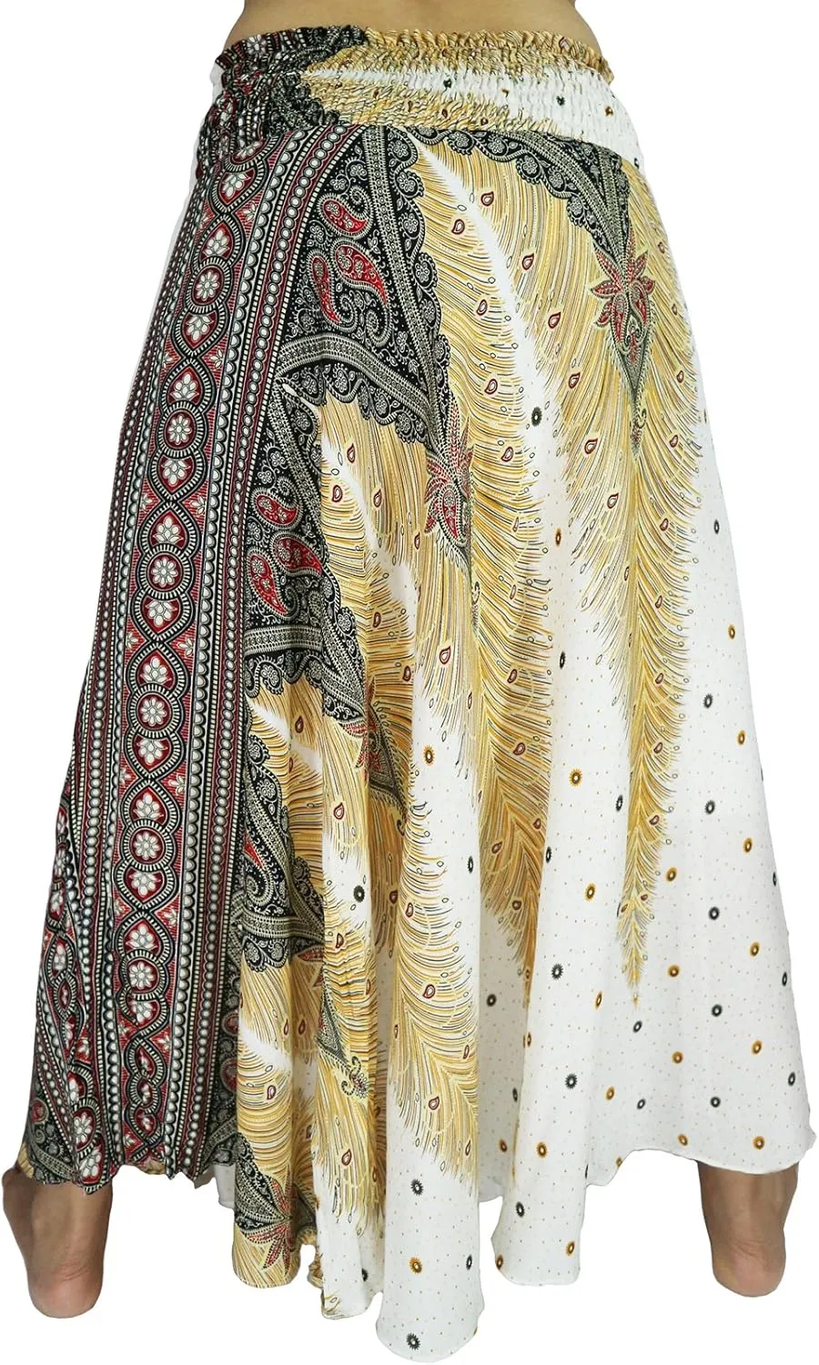 Lovely Creations Women Long Bohemian Maxi Skirts Midi Dress US Size 0-16