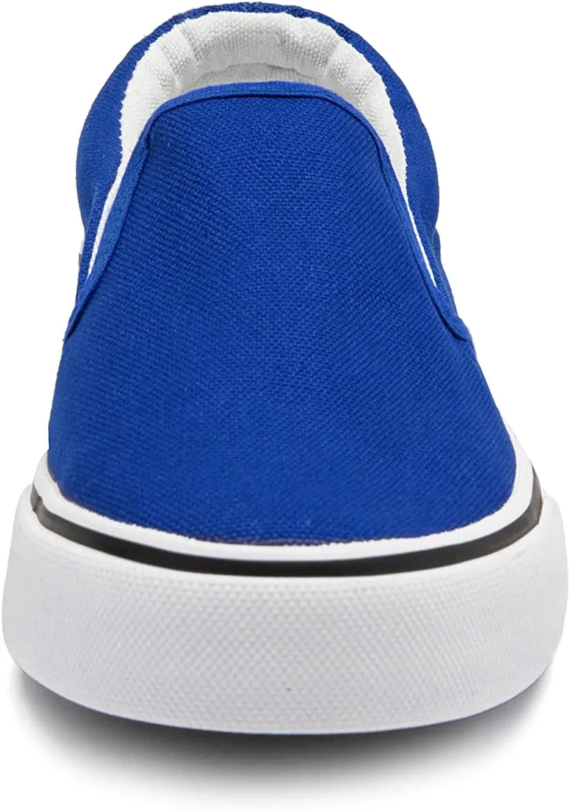 Low-Top Slip Ons Women's Fashion Sneakers Casual Canvas Sneakers for Women Comfortable Flats Breathable Padded Insole Slip on Sneakers Women Low Slip on Shoes
