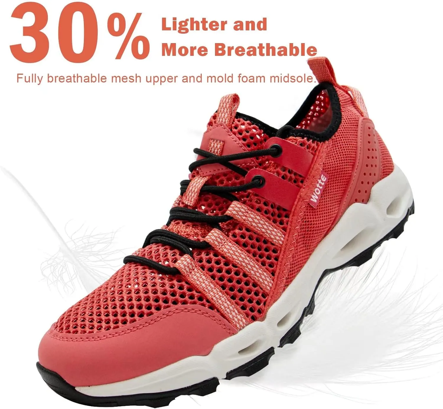 MAINCH Women's Hiking Water Shoes Quick Dry Outdoor Sport Sneakers