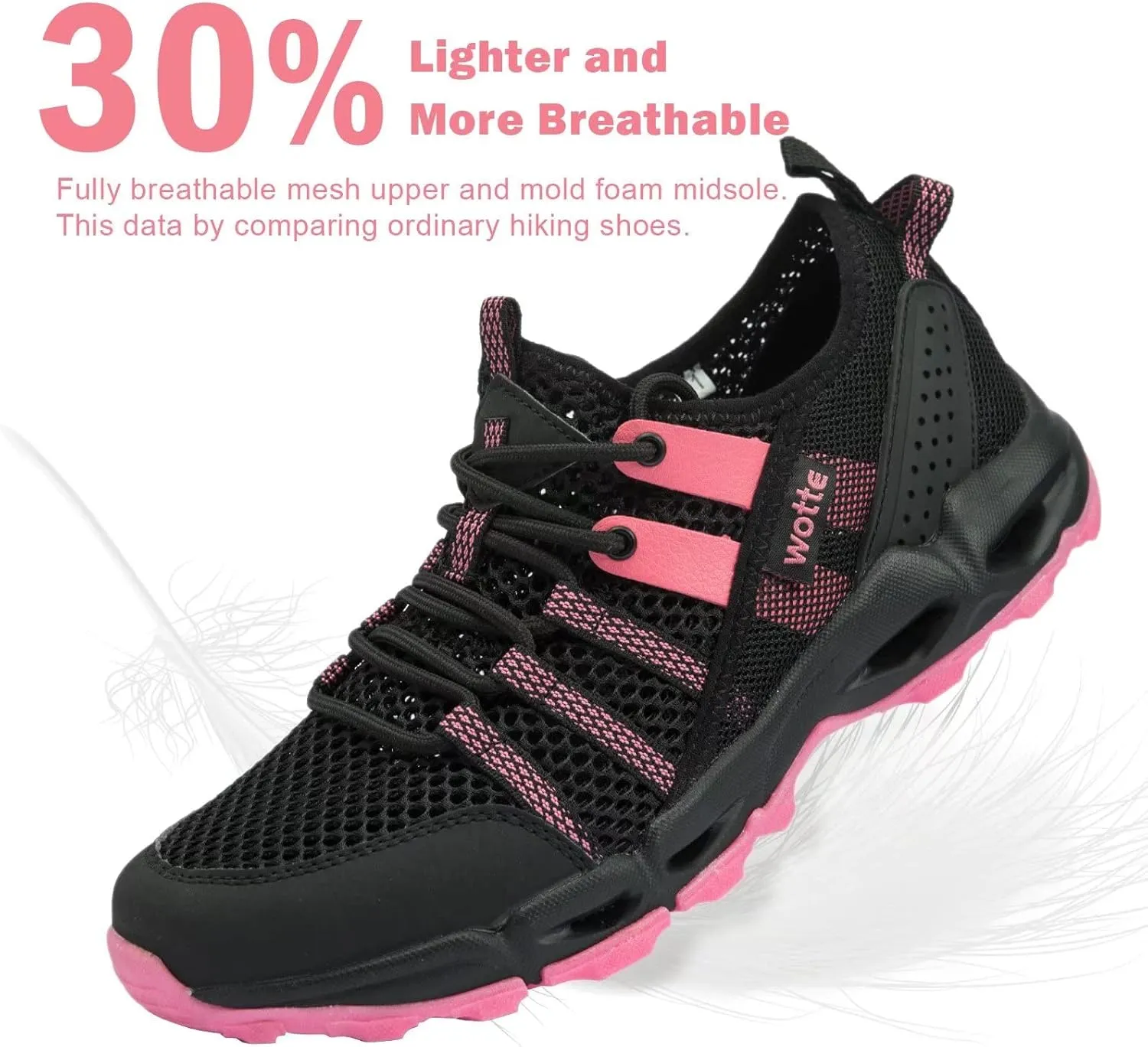 MAINCH Women's Hiking Water Shoes Quick Dry Outdoor Sport Sneakers