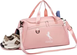 Marengo Gym Bag for Men & Women with Shoe & Wet Compartment - Duffle Bag for Travel, Sports, Fitness & Workout, gifts for women