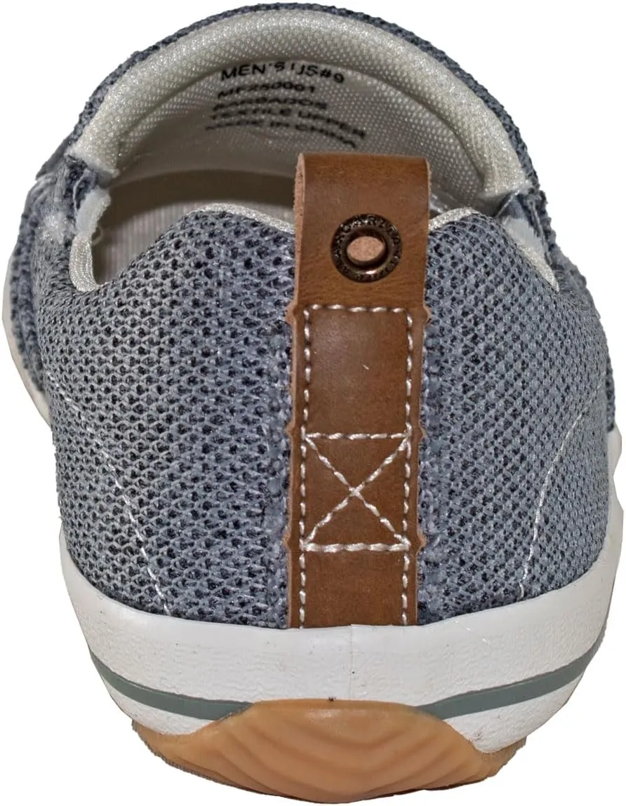 Margaritaville Men's Padded Tongue and Collar Textured Canvas Upper Slip on Casual Shoe Boat