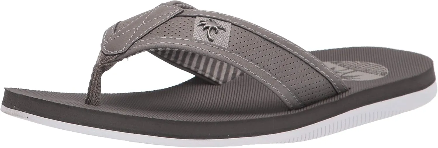 Margaritaville men's Palm Lightweight and Durable Flip Flops