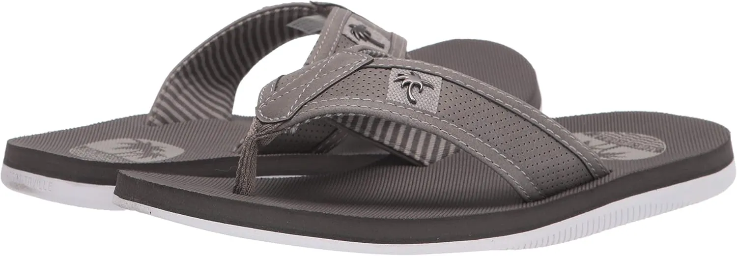 Margaritaville men's Palm Lightweight and Durable Flip Flops