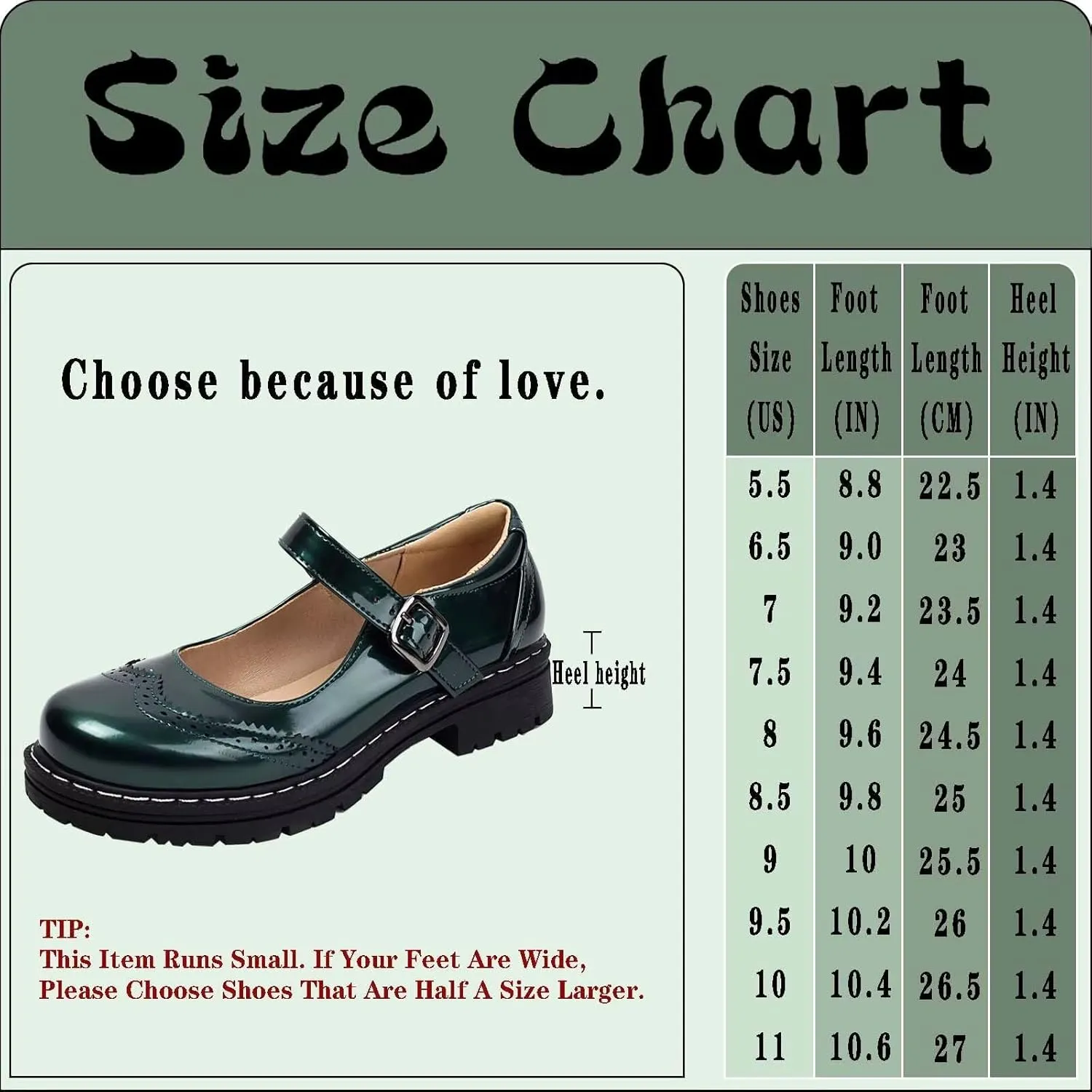 Mary Jane for Women Gothic Oxford Shoes - Flat Shoes, Ankle Tied, Round Toe for Casual Dresses, Work, and Campus