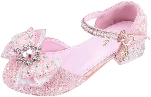 Mary Jane Shoes for Girls Bownot Non Slip Soft Sole Ballet Mary Jane Flats Newborn Infant First Walker Dress Shoes