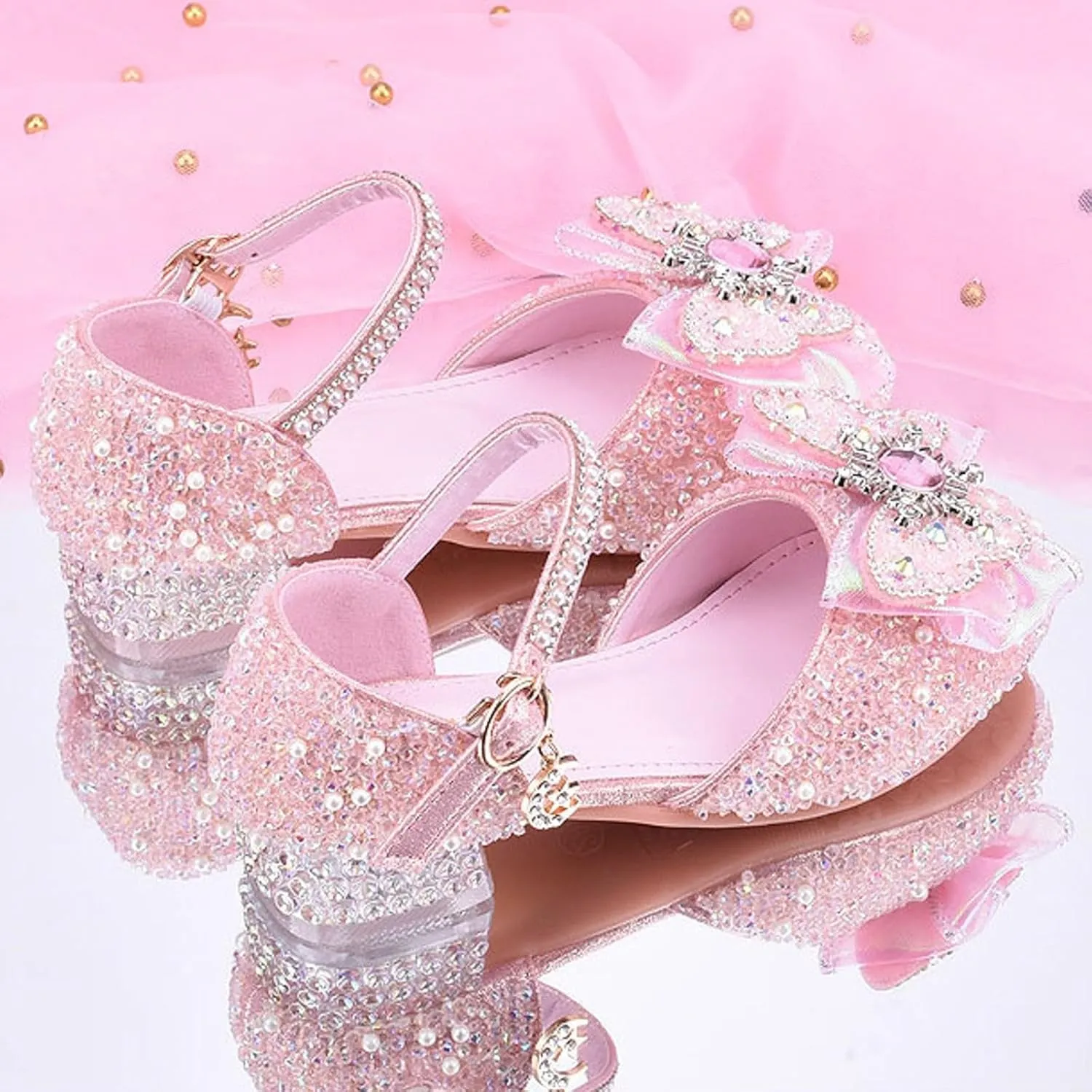 Mary Jane Shoes for Girls Bownot Non Slip Soft Sole Ballet Mary Jane Flats Newborn Infant First Walker Dress Shoes