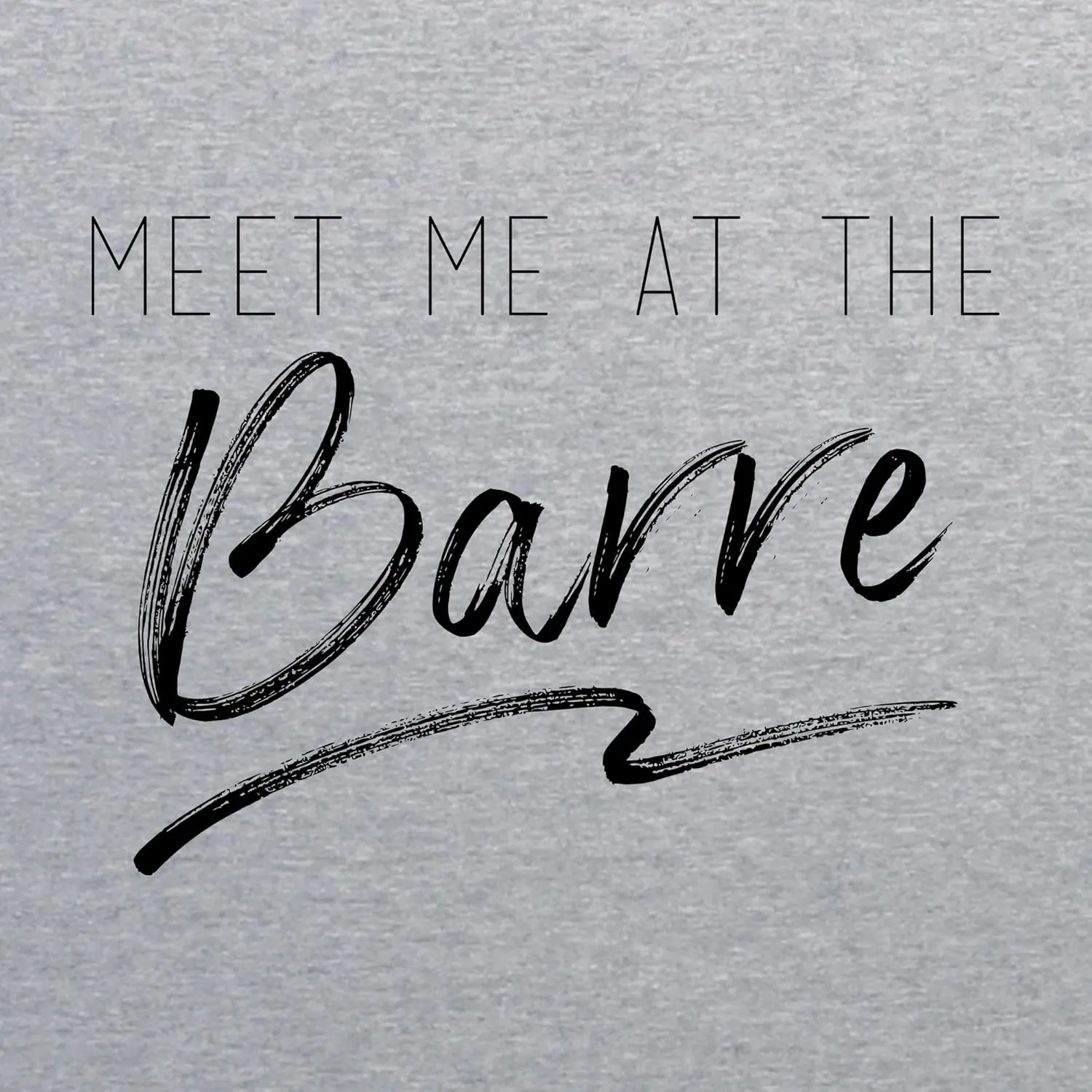 Meet Me at The Barre - Funny Ballet Fitness Womens Racerback Tank
