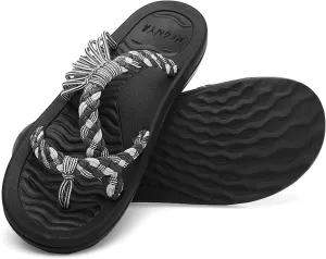 MEGNYA Women's flip Flops Sandals Arch Support, Comfortable Walking Sandals, Water Sandals Perfect for The Beach/Long Walks/Poolside