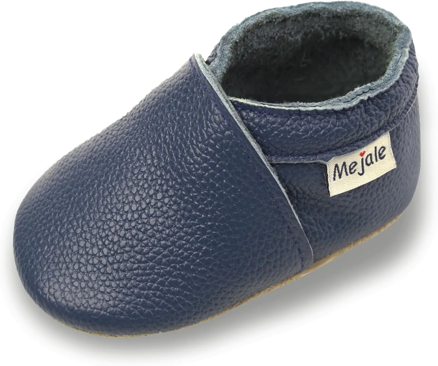 Mejale Baby Infant Toddler Shoes Slip-on Soft Sole Leather Moccasins Pre-Walkers